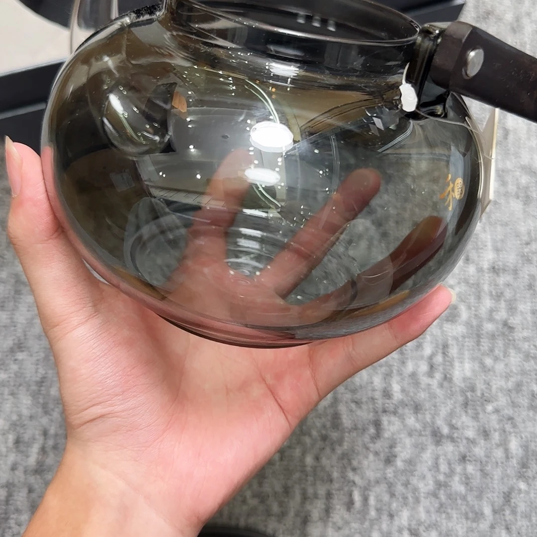一***物禾器禾钺壶烟灰色双内胆