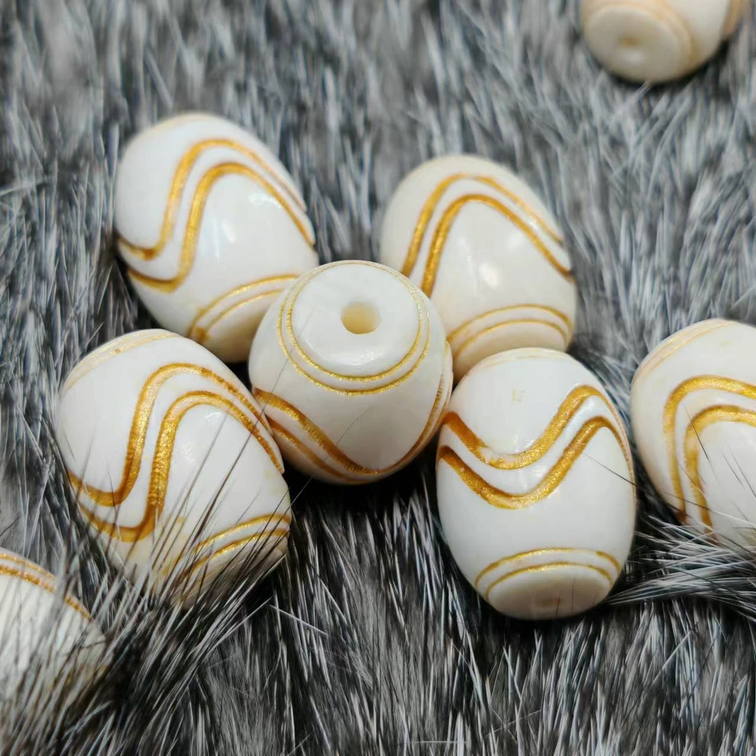 《小鱼文玩》P011精品猛犸雕刻牙牙满纹路高润度一个多样性