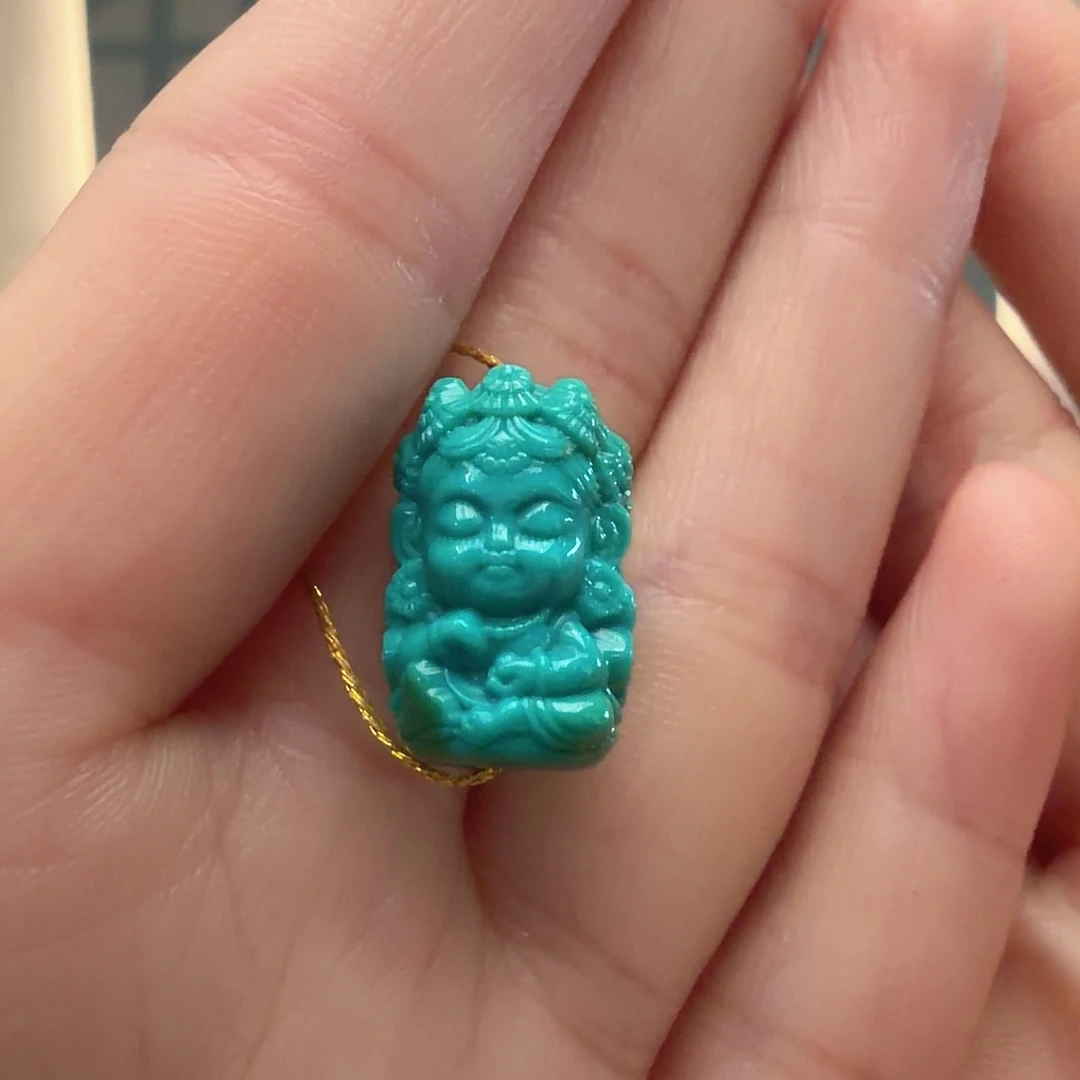 绿松石未镶嵌颈饰