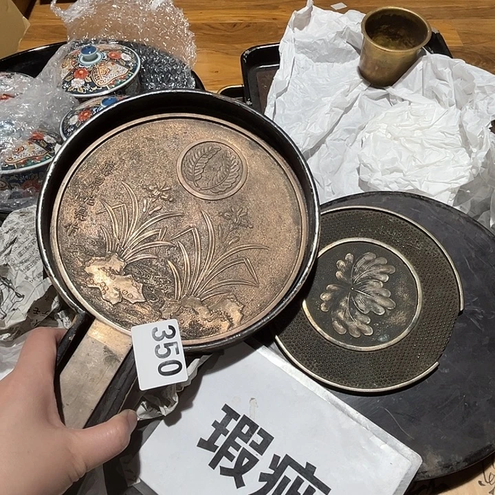 瓷片呀工艺品摆件瓷器摆件正能量