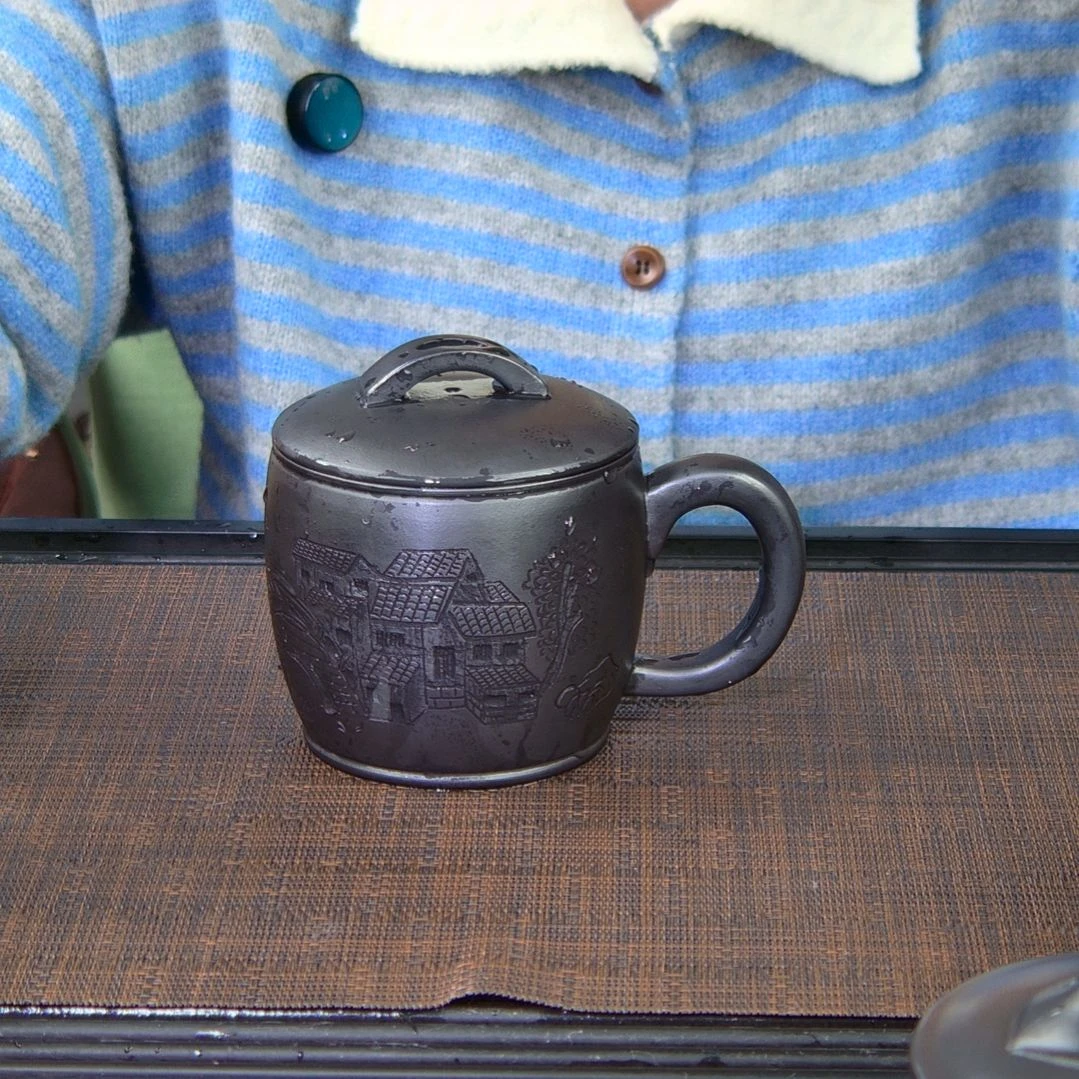 茶杯紫砂高货放漏
