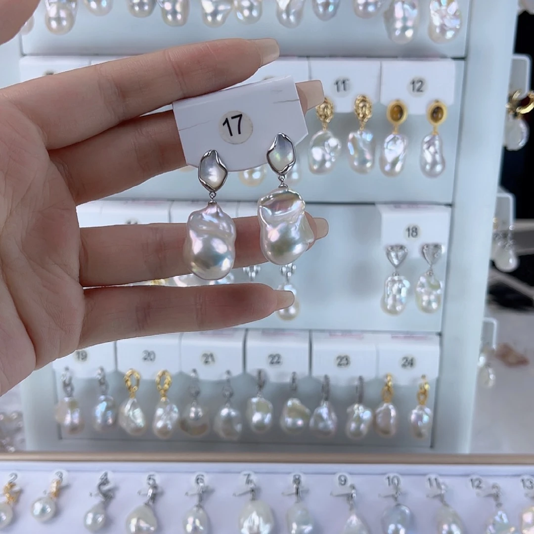 未镶嵌淡水珍珠耳饰就*