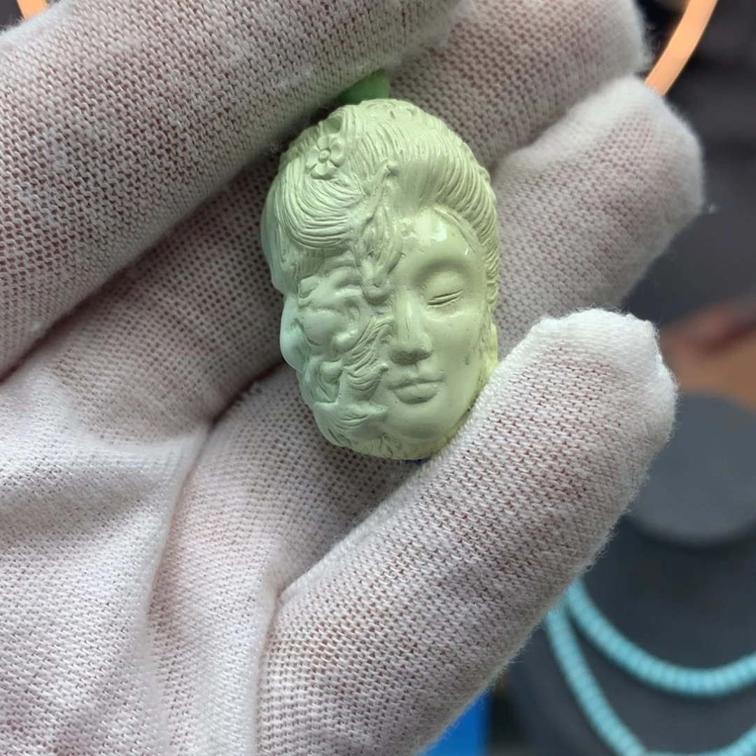 绿松石挂件未镶嵌