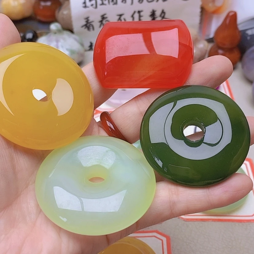 【闪购商品】未镶嵌玛瑙/玉髓珠宝半成品✧****?