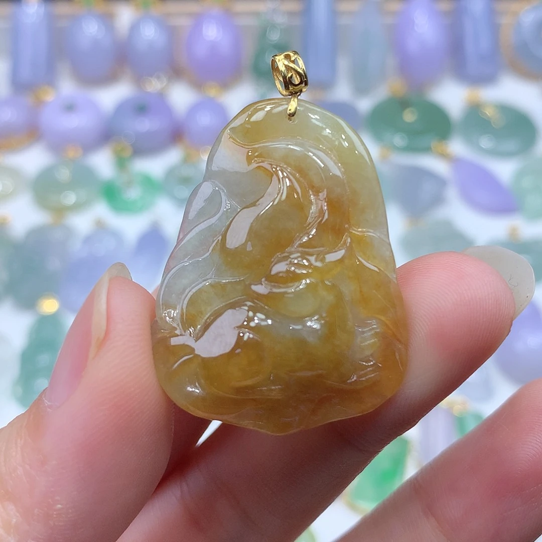 颈饰未镶嵌翡翠翡翠