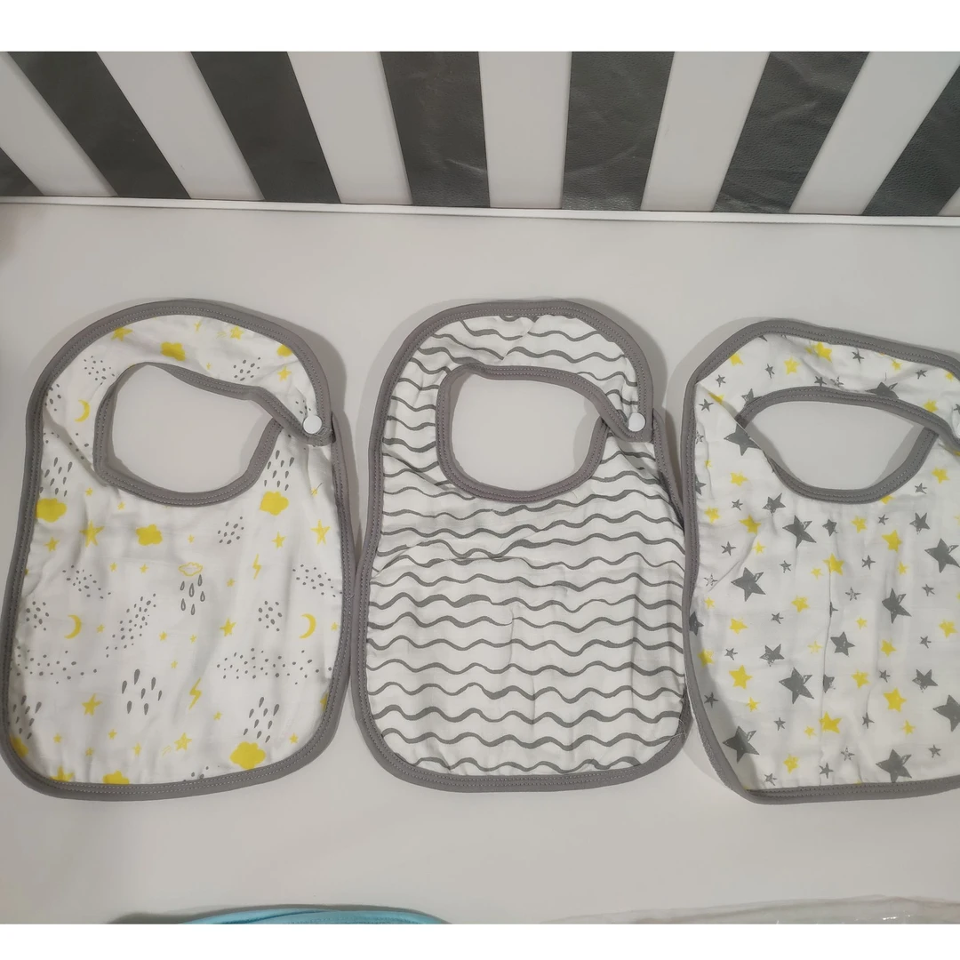 口水巾，儿童婴儿纯棉宝宝全棉防水新生儿婴幼儿