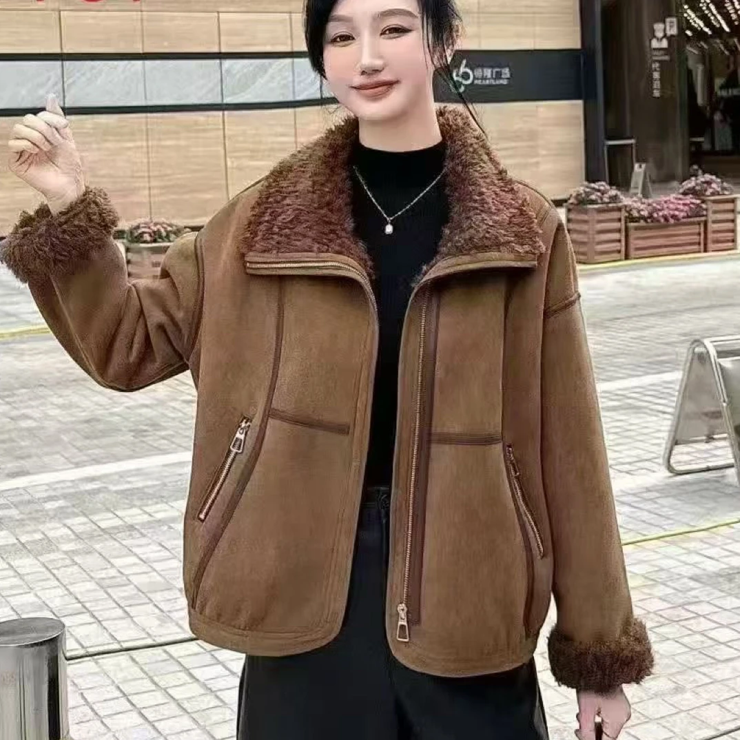 高货皮毛一体外套大爆款