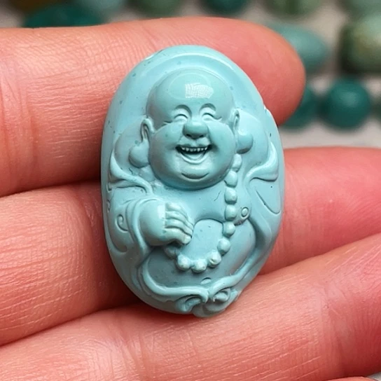 绿松石未镶嵌吊坠(不含链)