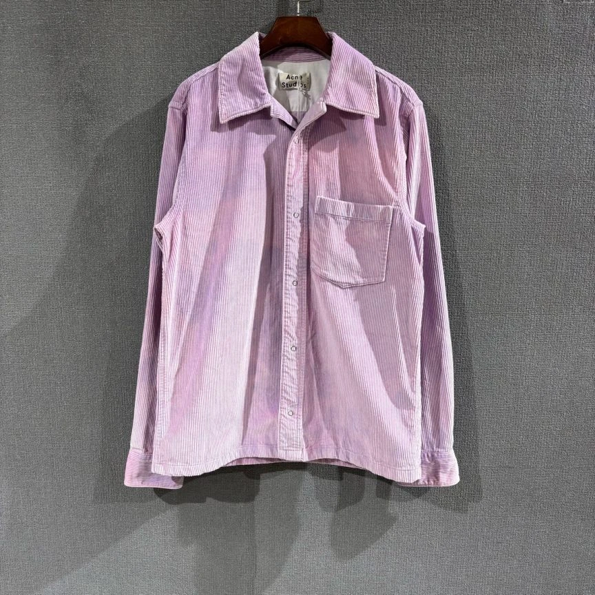 未使用 Acne studio （pm）紫色扎染衬衫外套 全新带吊44码/0574