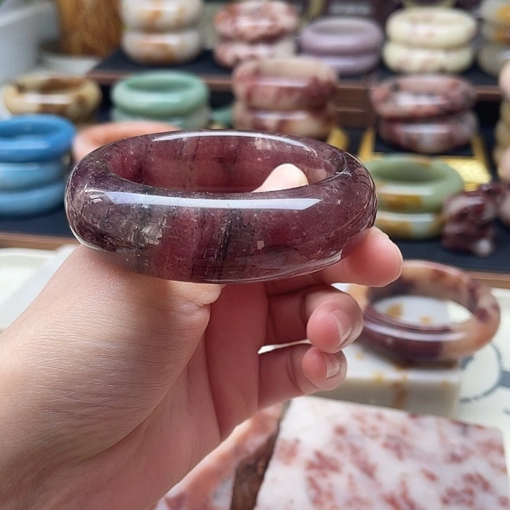 木变石9K金镶嵌手镯