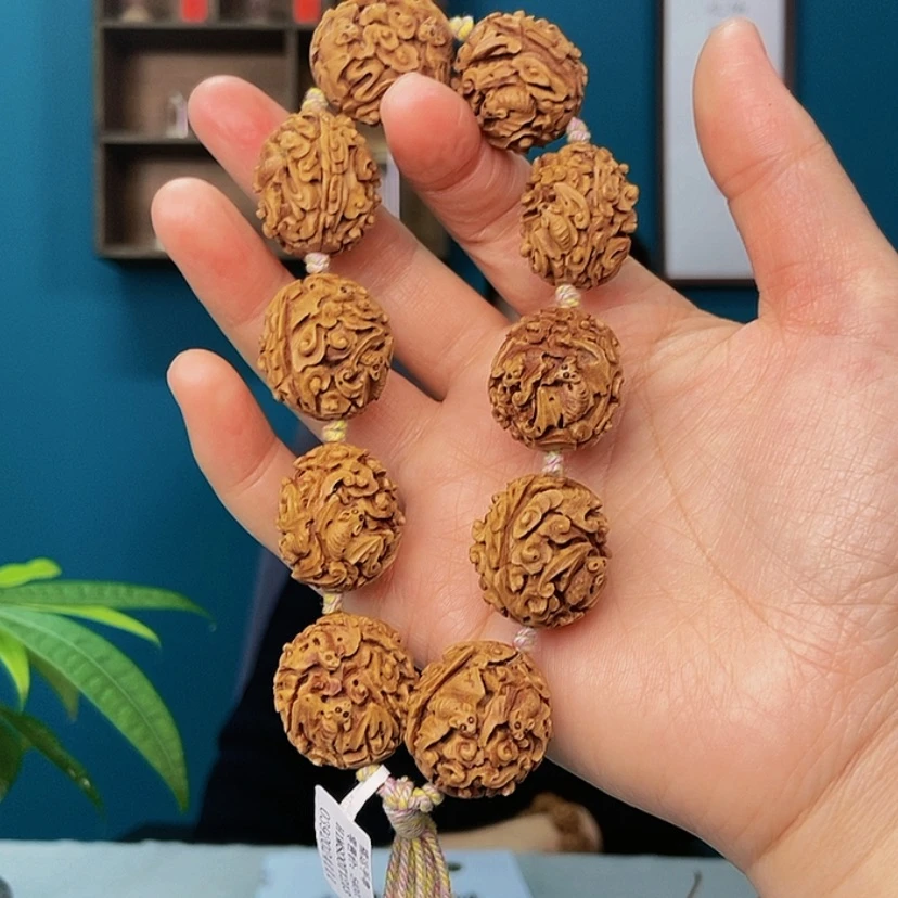 【闪购商品】橄榄核手串/手链2.3福运连绵6666666666666