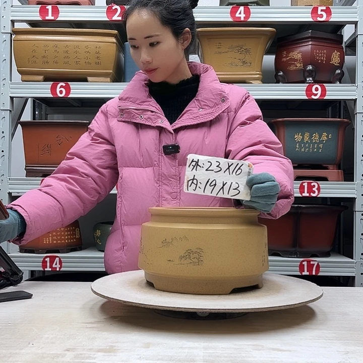 紫砂花盆紫砂花盆