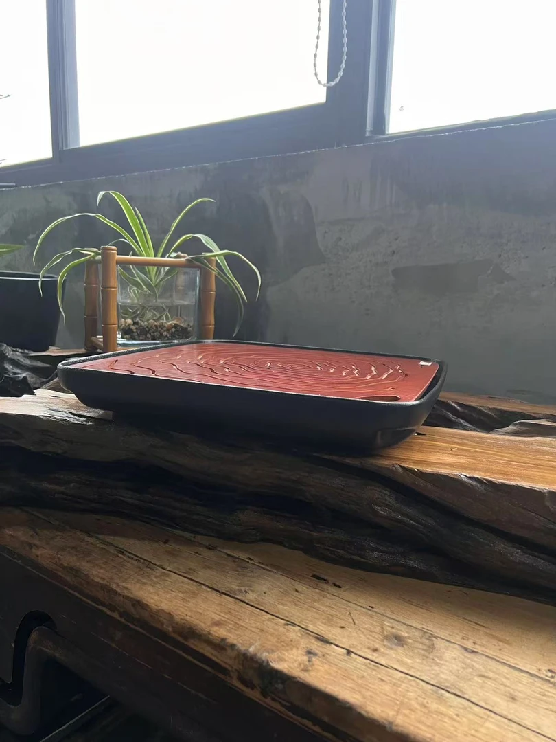 家用小型竹制储水排水茶盘功夫茶具简约干泡台茶托盘