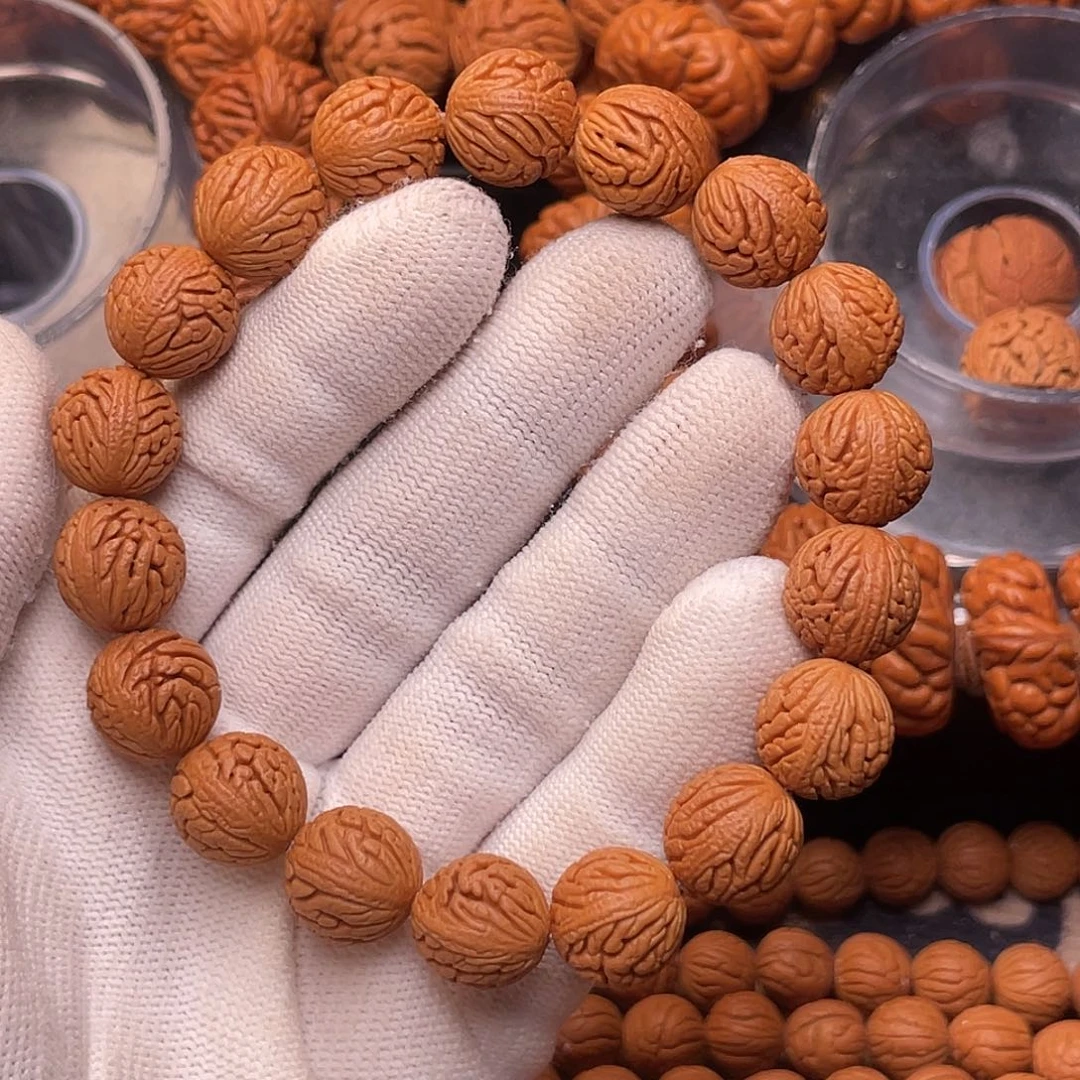 手串桃核绣球手串1.3