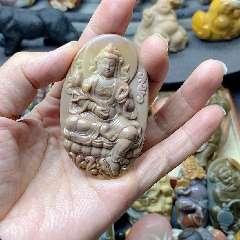 【闪购商品】定制石英质玉吊坠未镶嵌