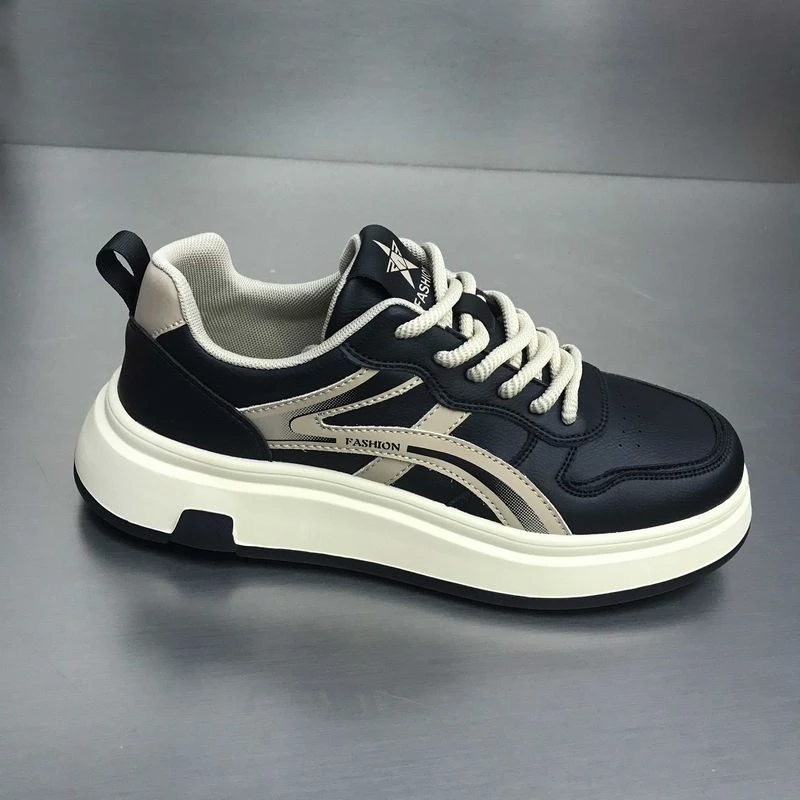 5032【普特单棉同款】超纤男鞋系带 休闲男潮流韩版运动鞋一脚蹬