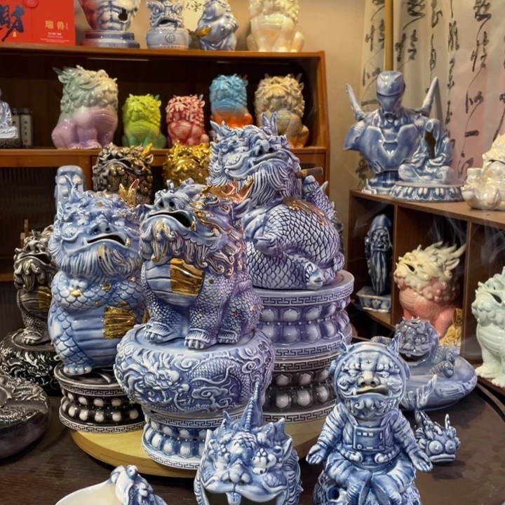 花***哥瓷片摆件11111111111111