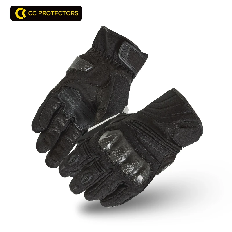 【新品】CC三角龙摩托车冬季骑行手套男女保暖防滑赛车防摔G37