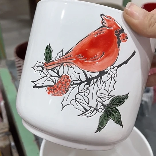 陶瓷外贸尾货多肉绿植陶瓷花盆