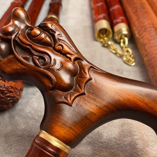 大果紫檀（缅甸花梨）用****2龙头把45