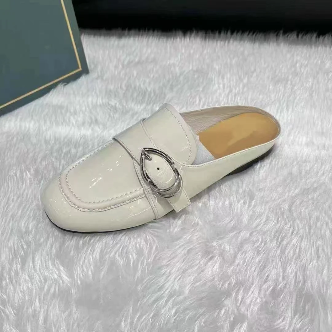 0629-100  女款百搭气质乐福半拖单鞋  LBR  52085