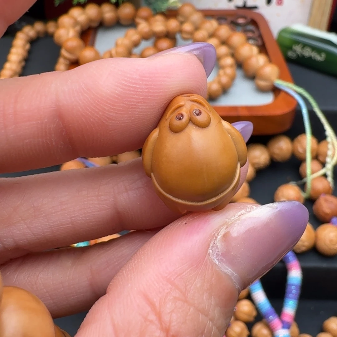 猴头核桃吊坠橄榄核派大星单粒