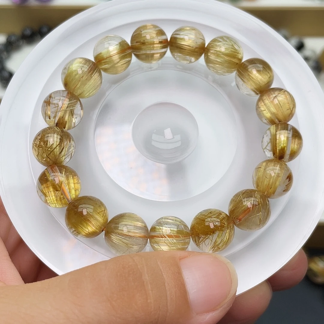 水晶未镶嵌手链钛晶