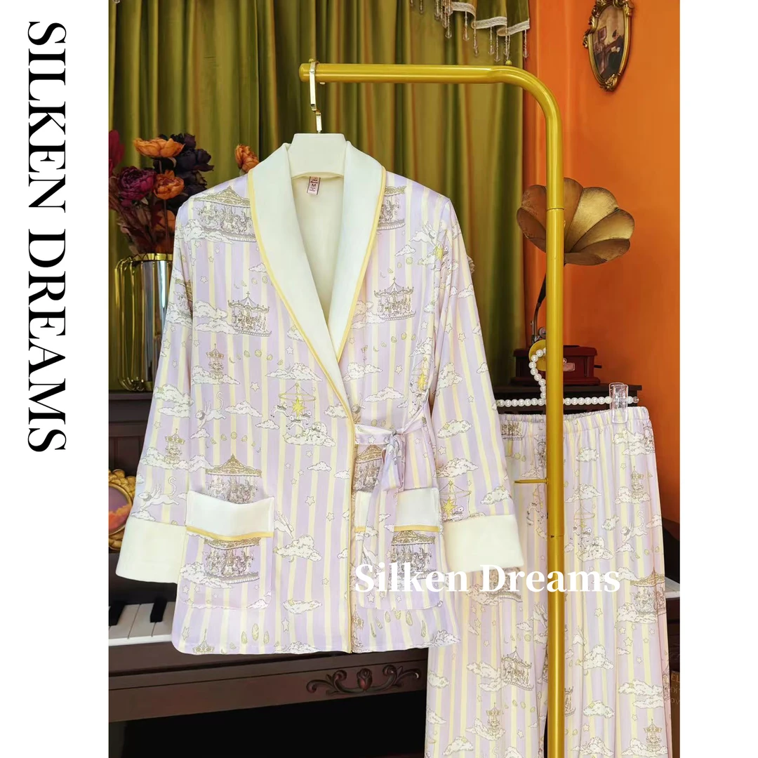 【大艺术家|云端一梦】冬季可爱潮流海岛绒厚款睡衣家居服套装6