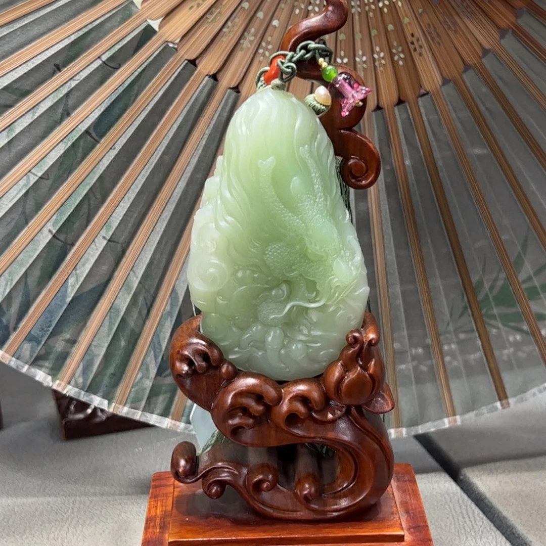 和田玉未镶嵌摆件