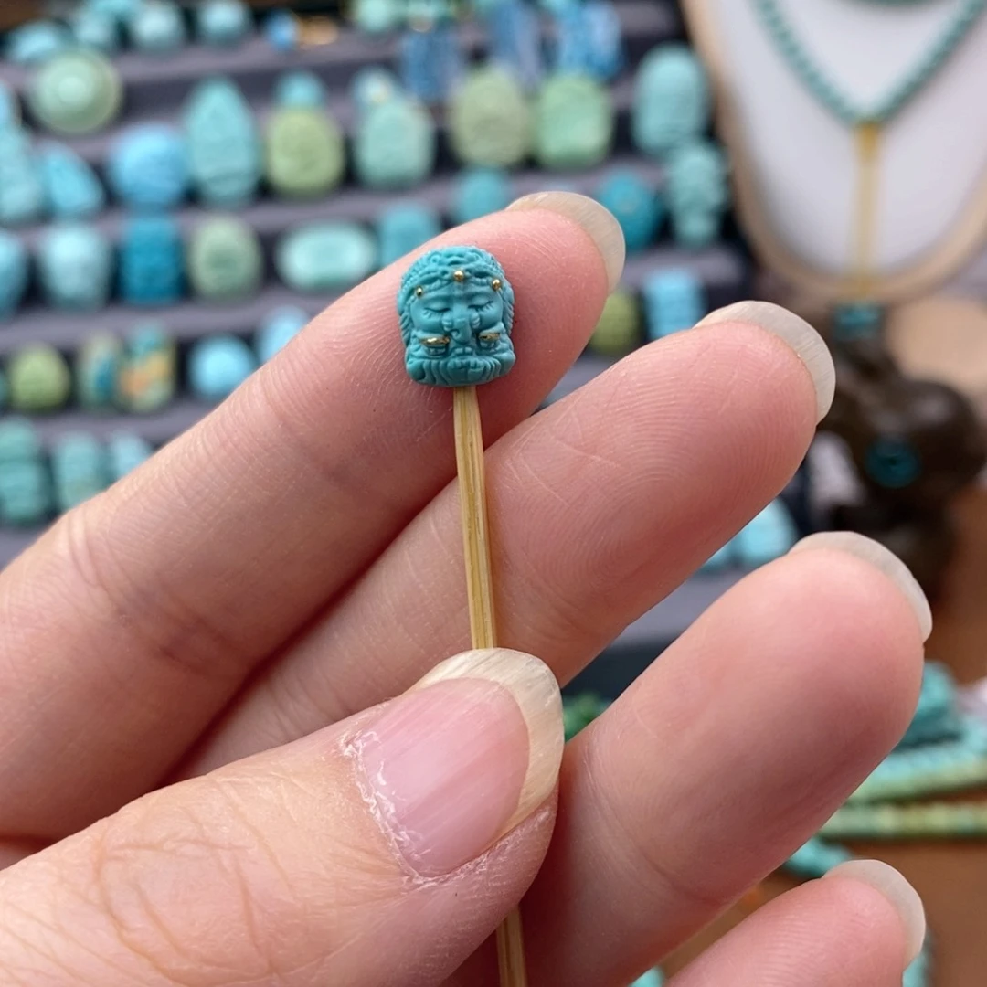 绿松石珠宝奇石未镶嵌