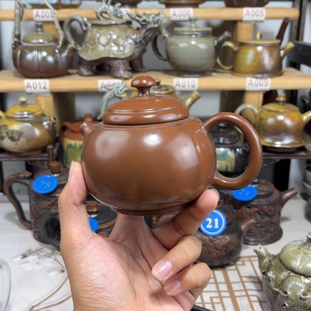 建水紫陶260cc建水紫陶传承全手工制作