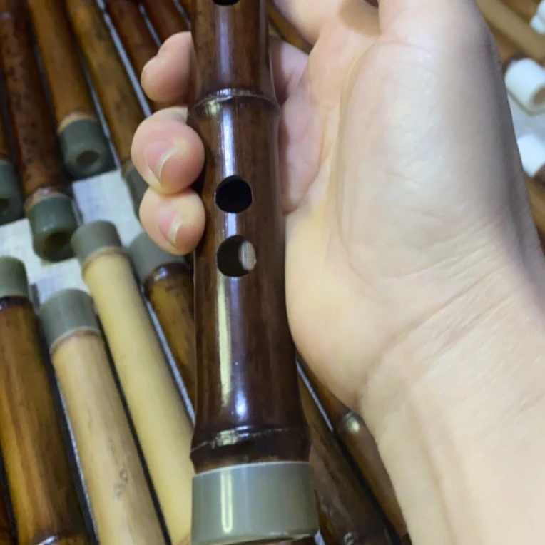 微瑕1280精选老料大漆工艺烟熏金竹笛子专业演奏古朴国风笛子