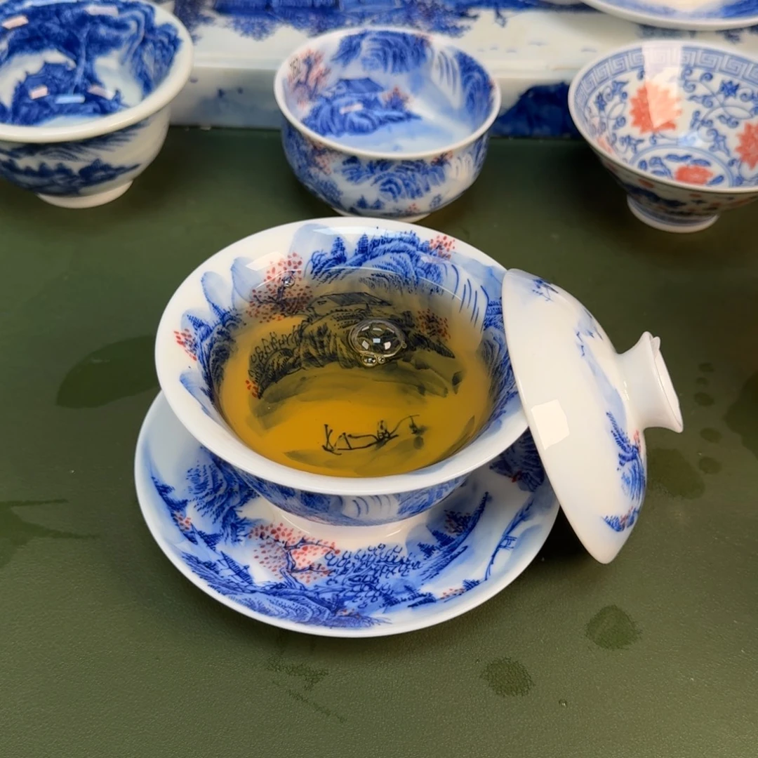 景德镇纯手绘茶具圆圆230