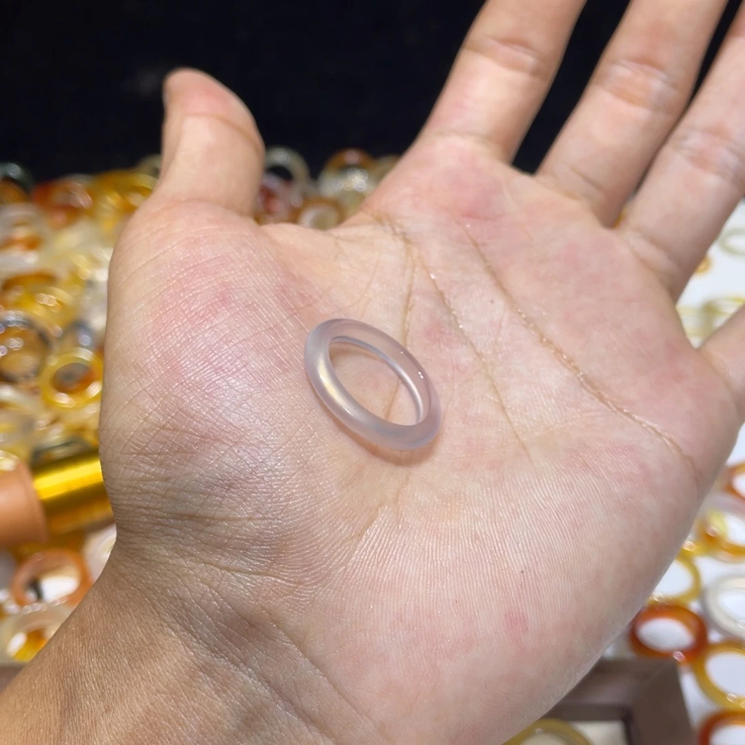 玛瑙/玉髓未镶嵌戒指271号港18默认瑕疵