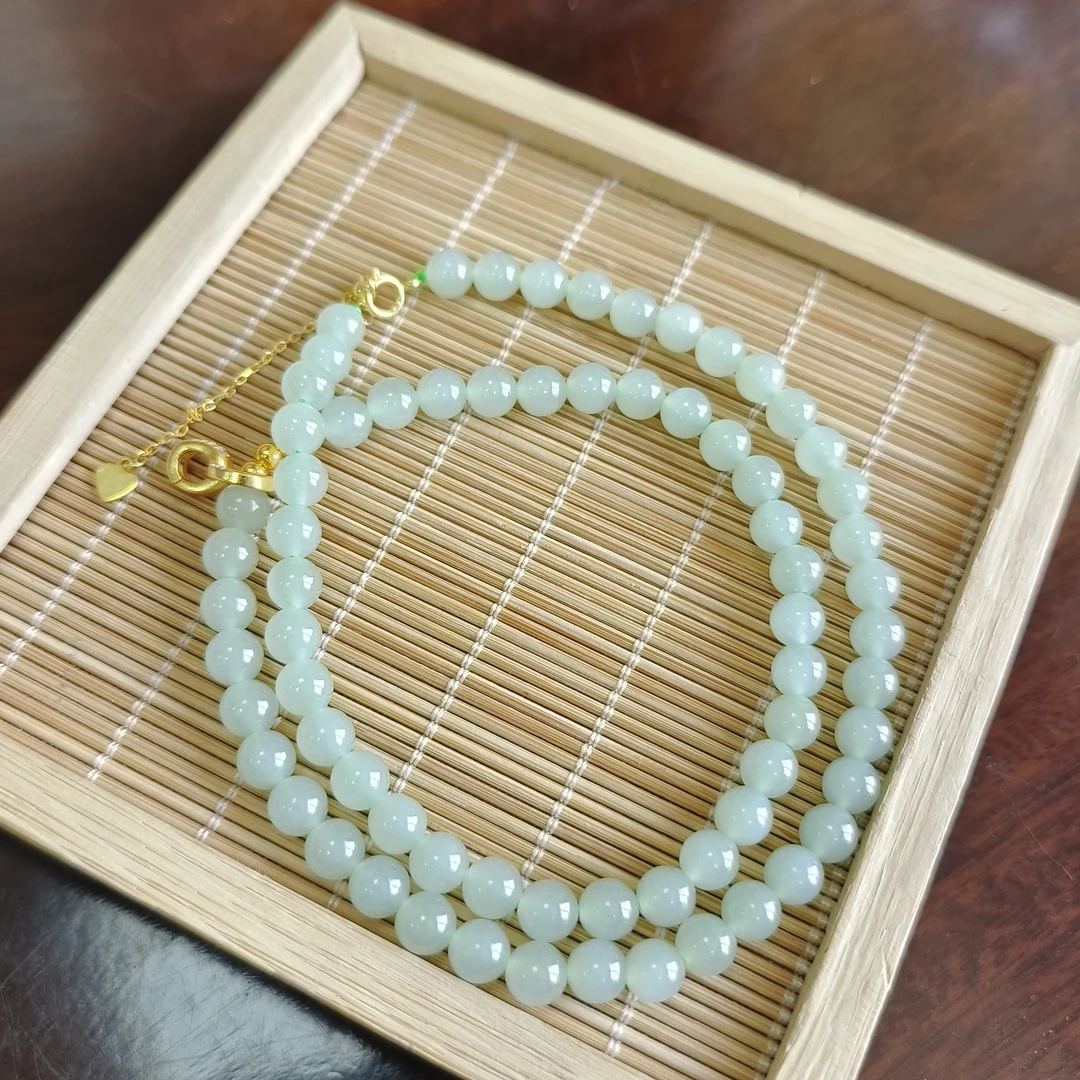 5mm+冰晴和田玉万能项链 FGA080EJD023