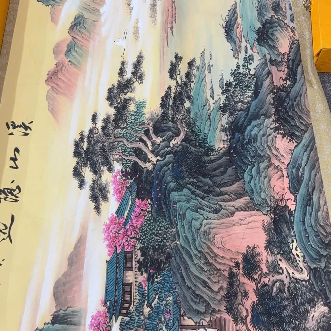 国画QC原创横山水作品！带证书！限购一单