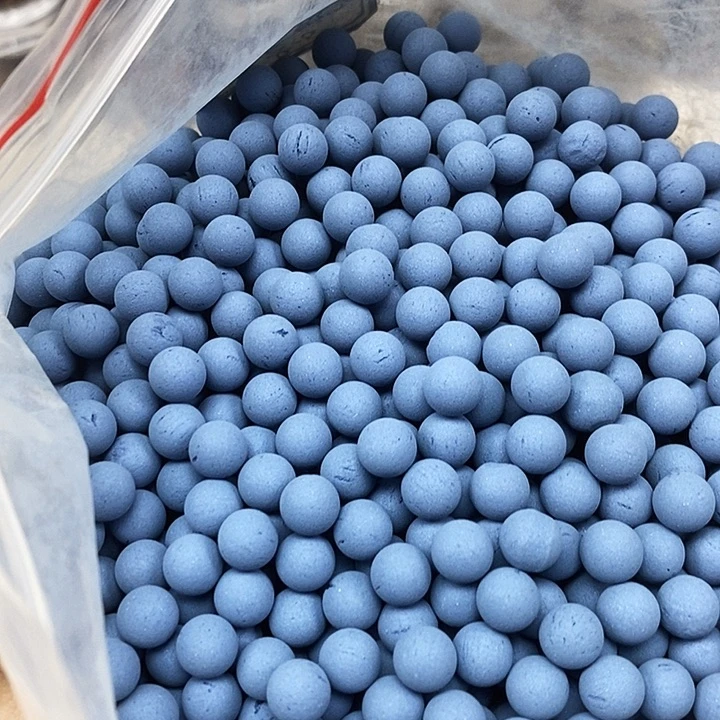 龙涎靛蓝0.8天然合香珠500克打底无孔