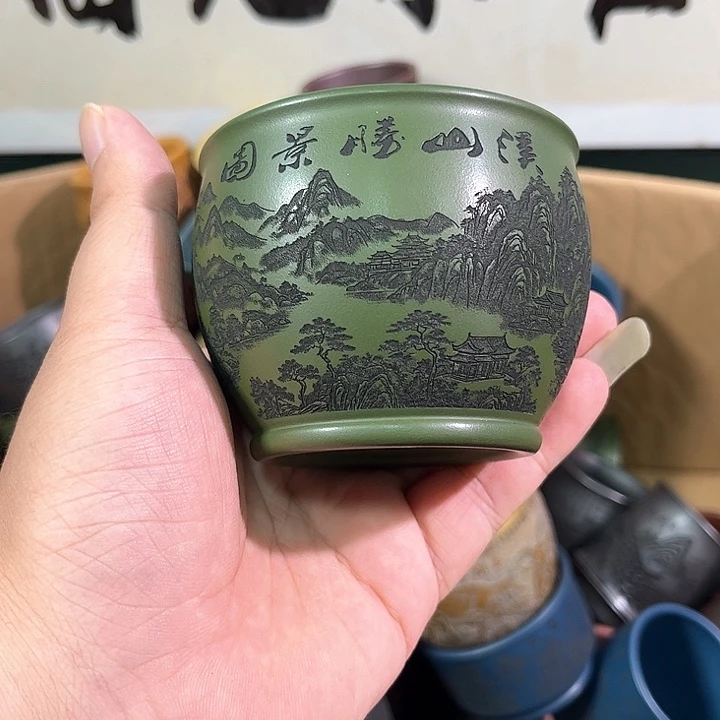 茶杯紫砂全手工紫砂主人杯