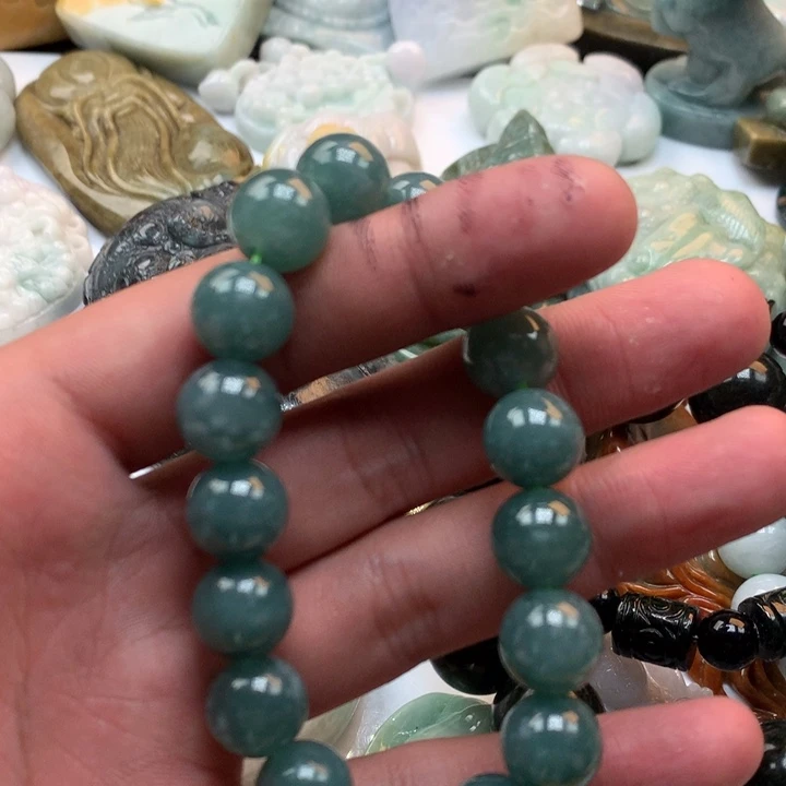 翡翠未镶嵌颈饰保真天然a货翡翠