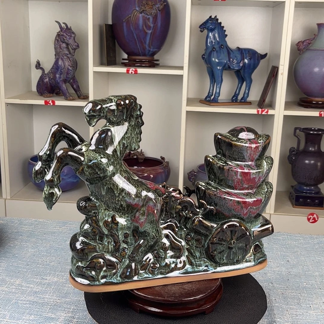 瓷片马拉金山珍品收藏无礼盒
