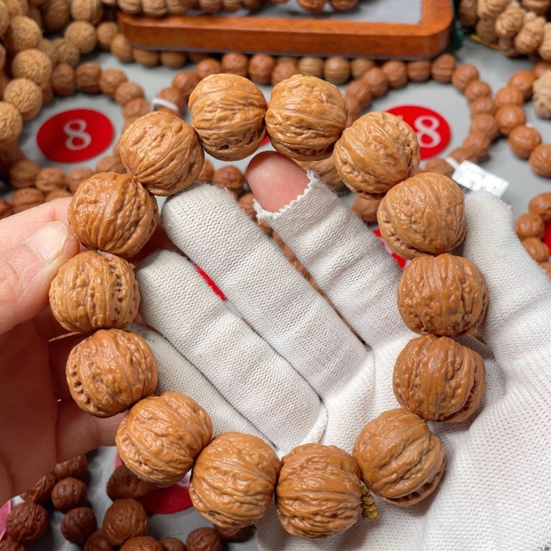 文玩核桃手串粗筋矮桩大元宝23mmA83
