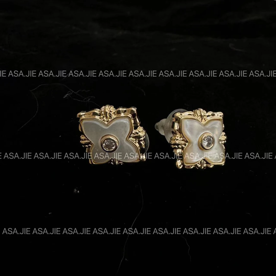 铜合金耳饰 ASA. J I E 休闲简约百搭耳环AAES16