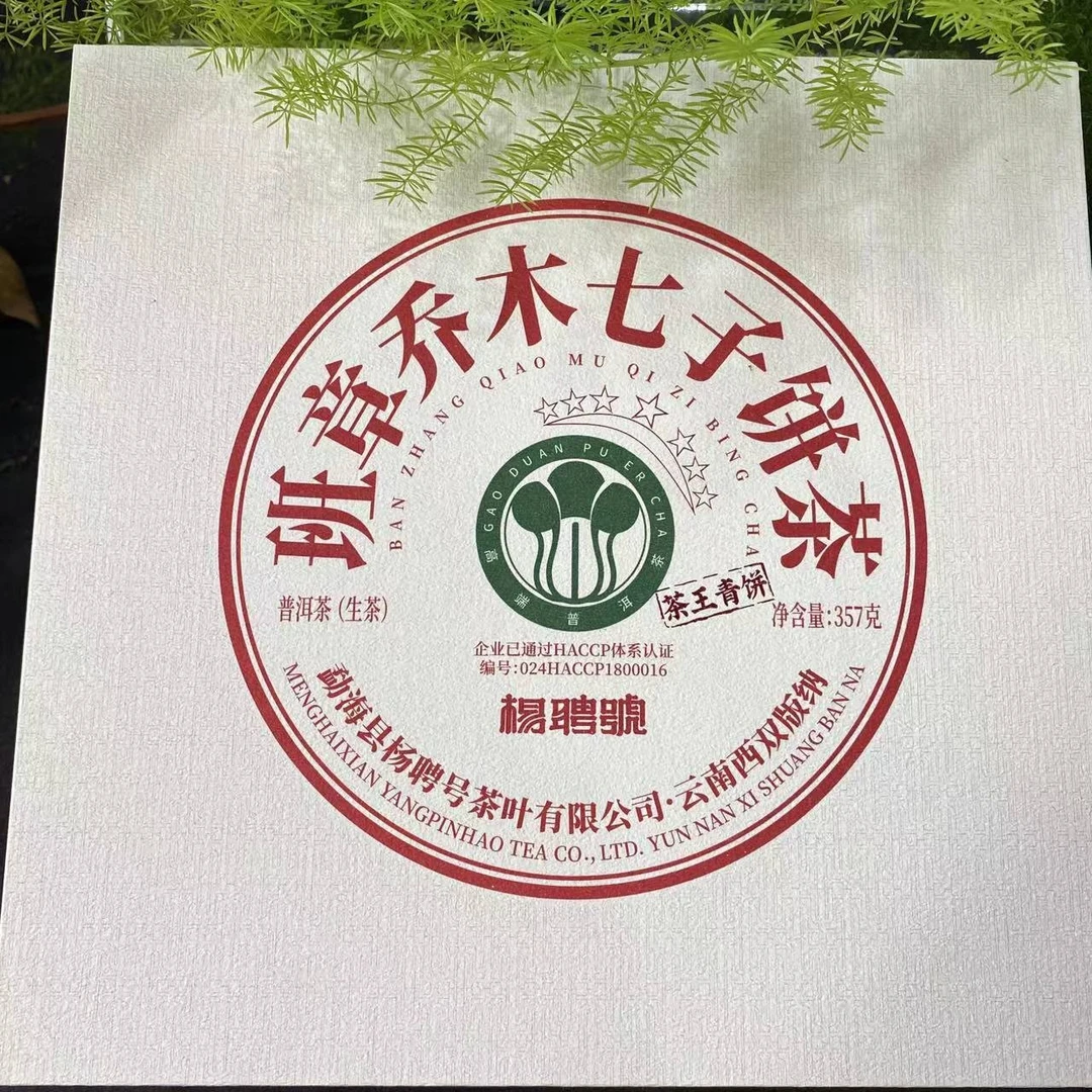 茶园世家杨聘号七星白菜茶王青饼普洱茶357g/饼 生普（6月11号）