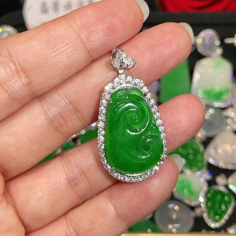 【闪购商品】颈饰未镶嵌翡翠天然翡翠