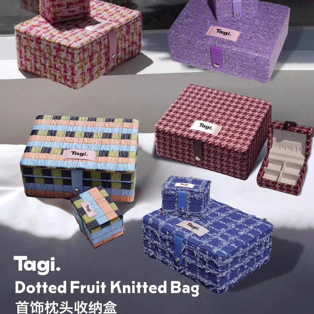 Tagi （直播专享价）新版首饰盒枕头礼物mini 双层字母收纳盒