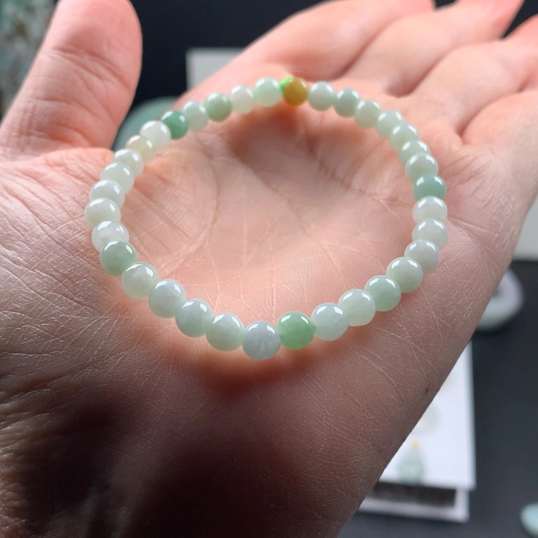 翡翠未镶嵌手链多样性发1