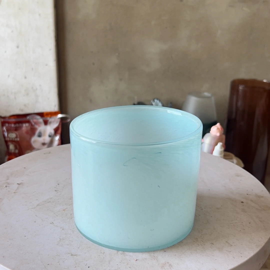 琉璃花器微瑕高度12
