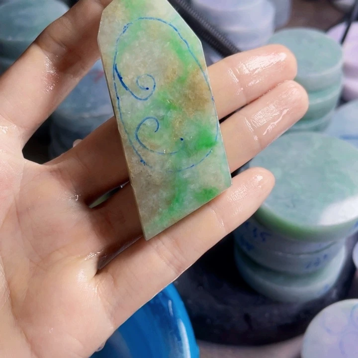 翡翠裸石天然A货翡翠