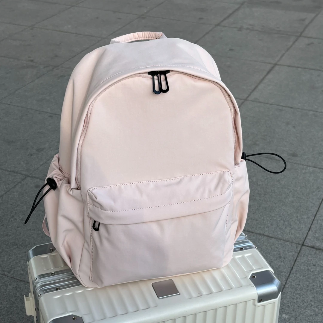 大容量双肩包女户外背包初高中大学生书包百搭旅行包14寸电脑背包