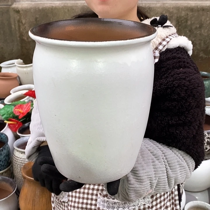 紫砂花盆正品口20高25